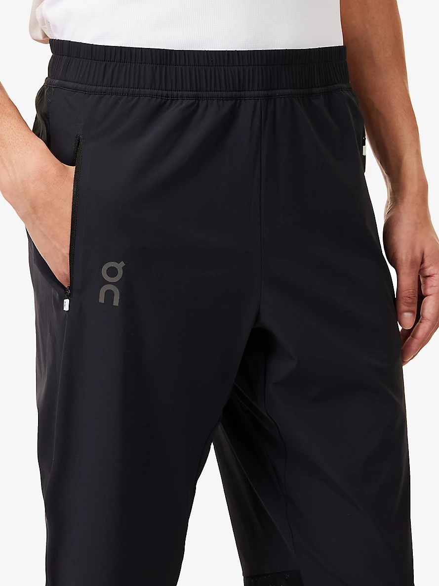 Track Straight-Leg Relaxed-Fit Stretch-Woven Trousers - 5