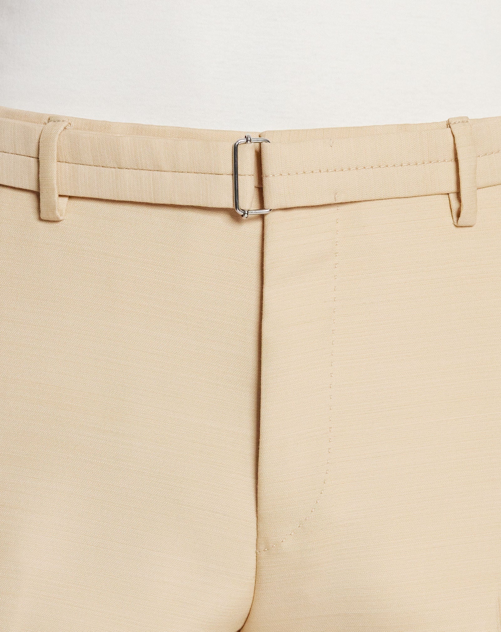 STRAIGHT-LEG PANTS WITH BELT - 5