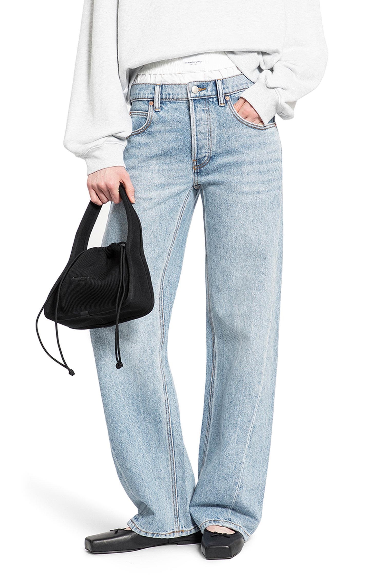 ALEXANDER WANG WOMAN BLUE JEANS - 1