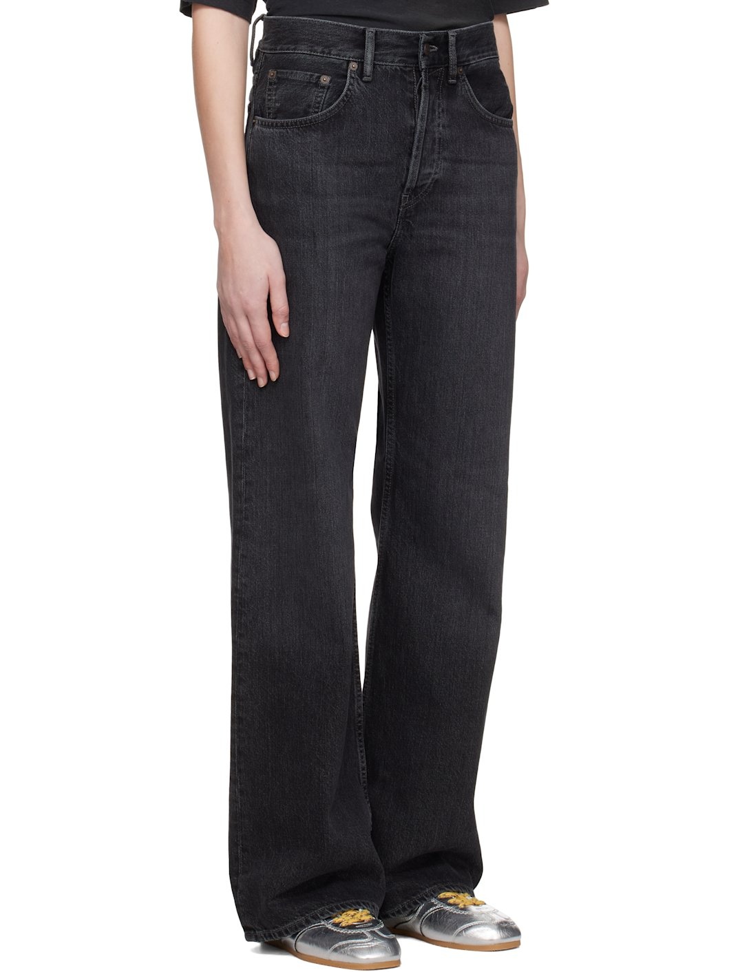 Black Faded Jeans - 2