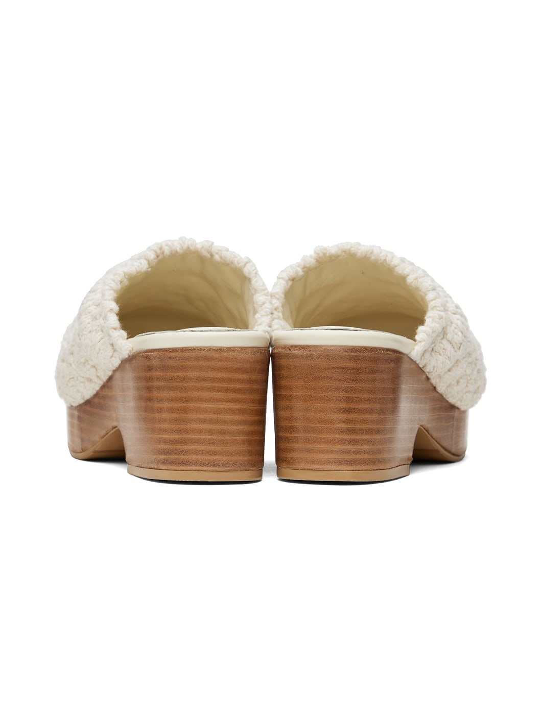 Off-White Bohemian Clogs - 2