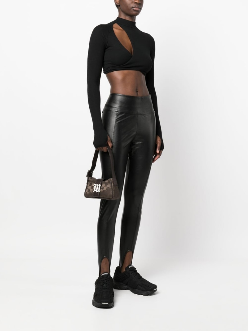 MISBHV monogram-detail shoulder bag outlook