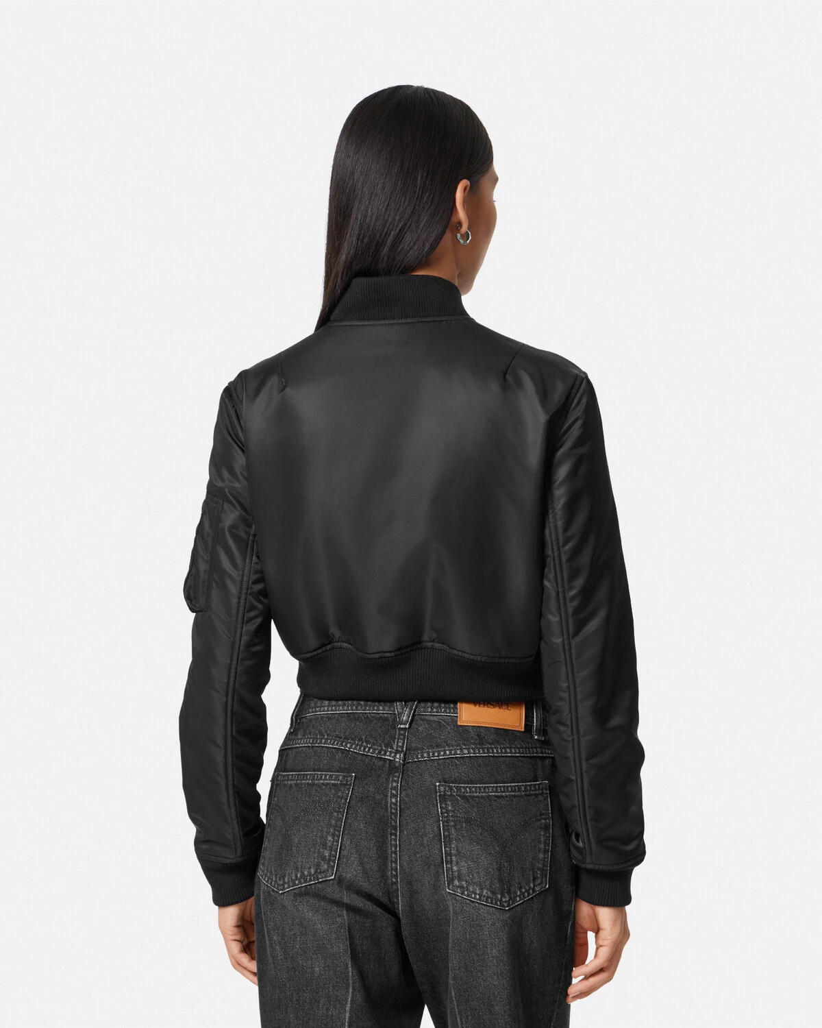 Cropped Bomber Jacket - 5