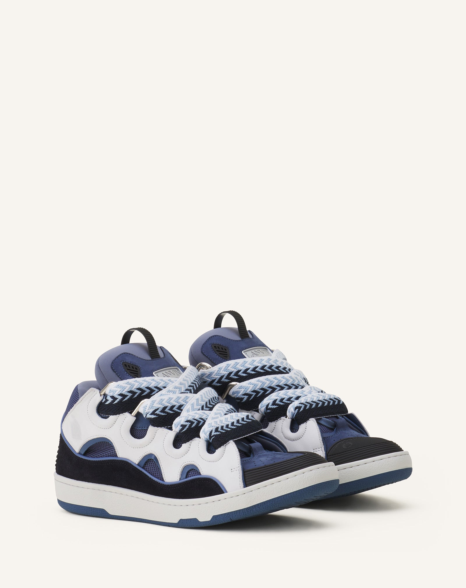 CURB LEATHER SNEAKERS - 2