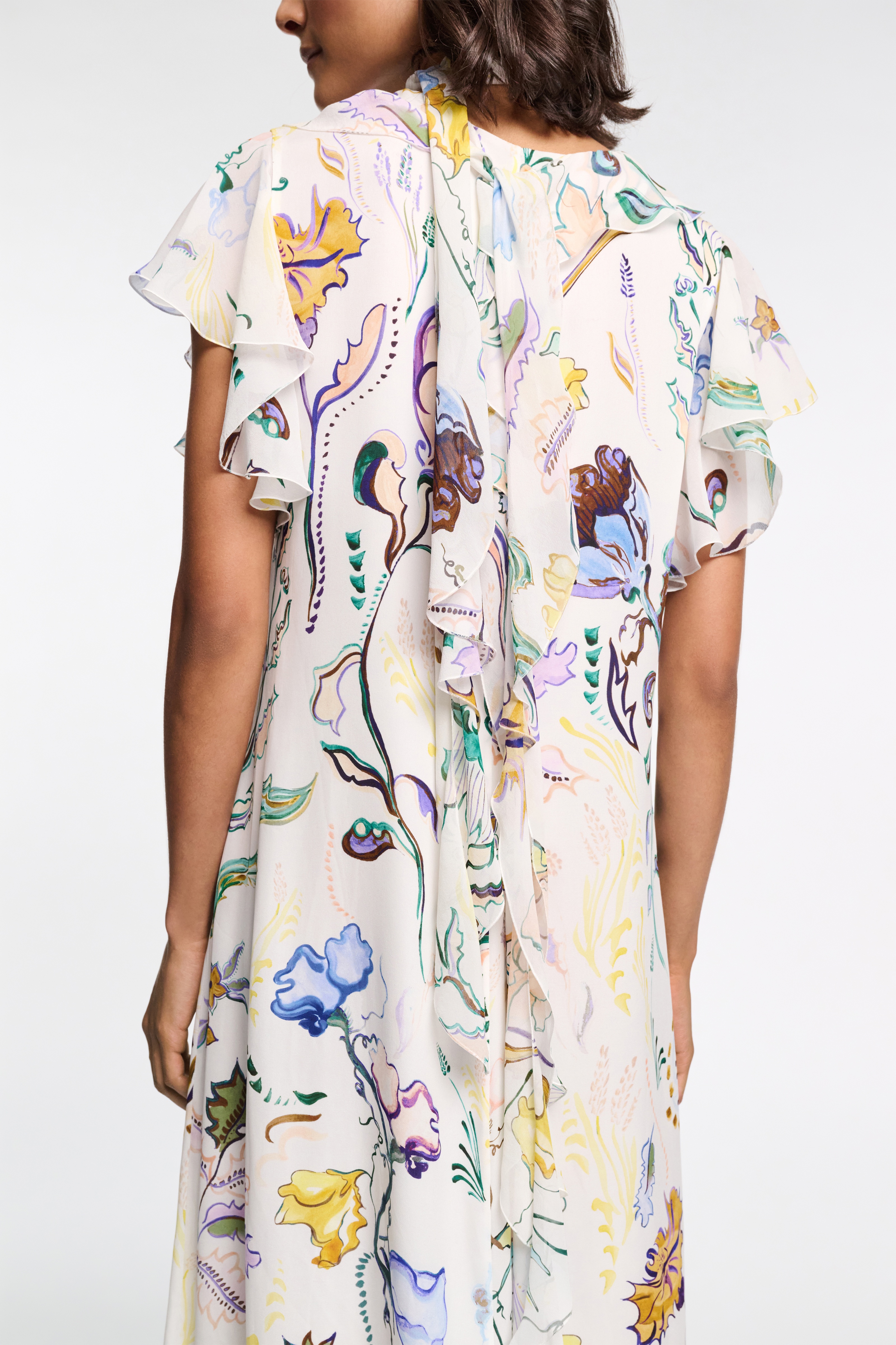 FLORAL TWIST dress - 4