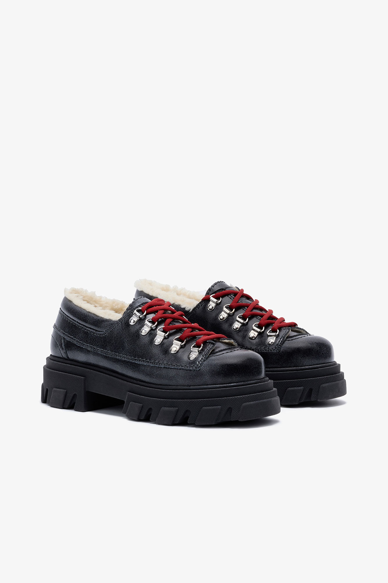 CLEATED DERBIES IN GREY - 2