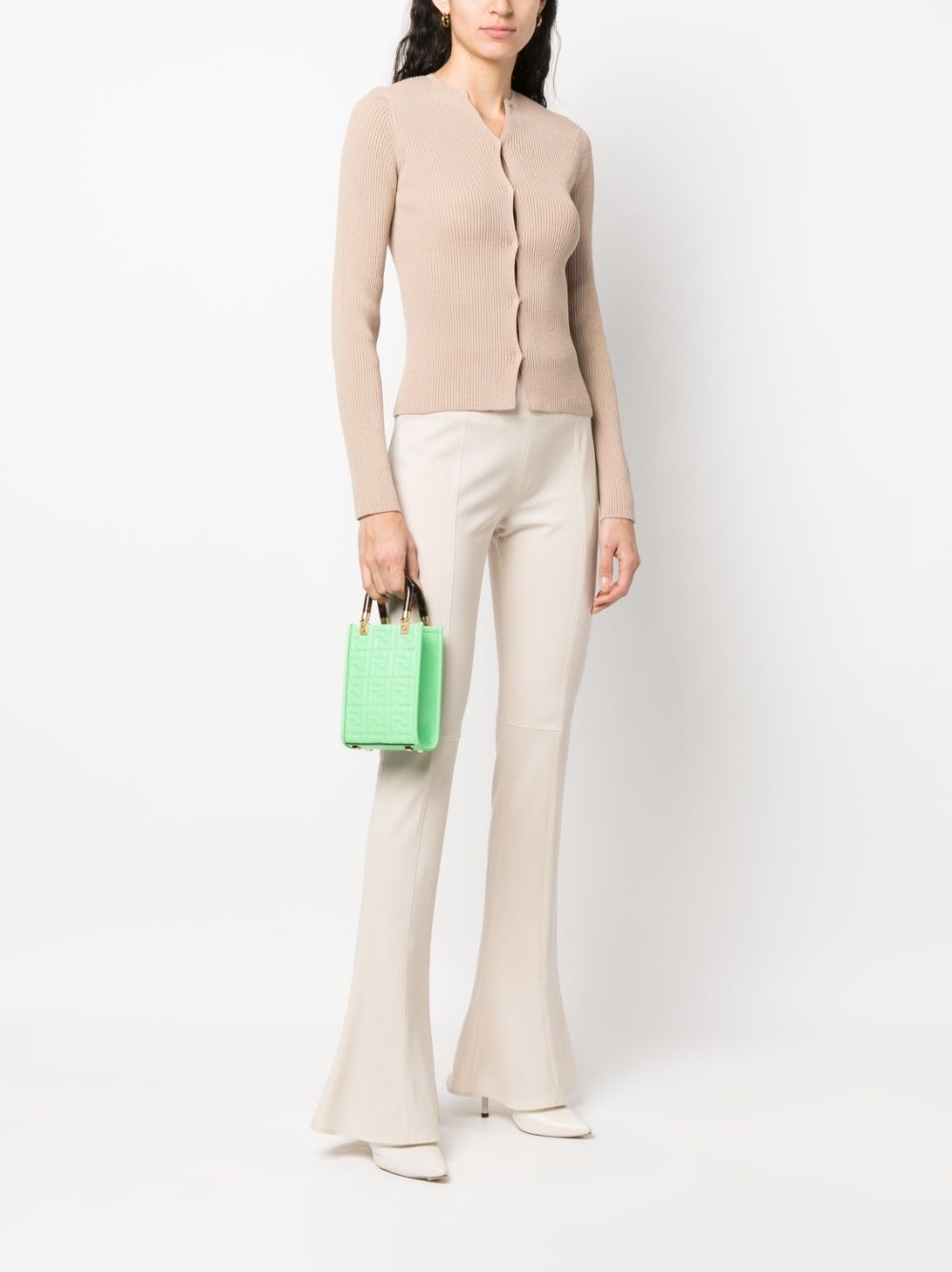 monogram-debossed tote bag - 2