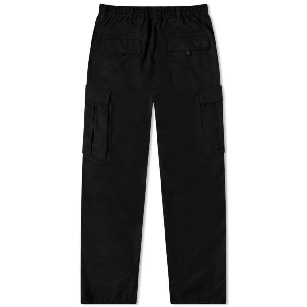 Y-3 Wool Flannel Cargo Pant - 2