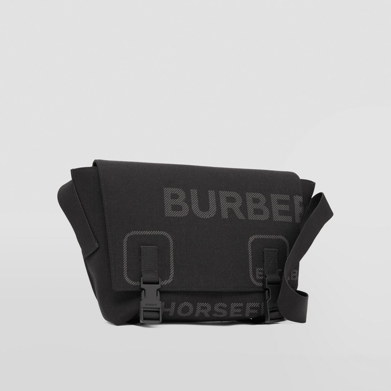 Small Horseferry Print Nylon Messenger Bag 6