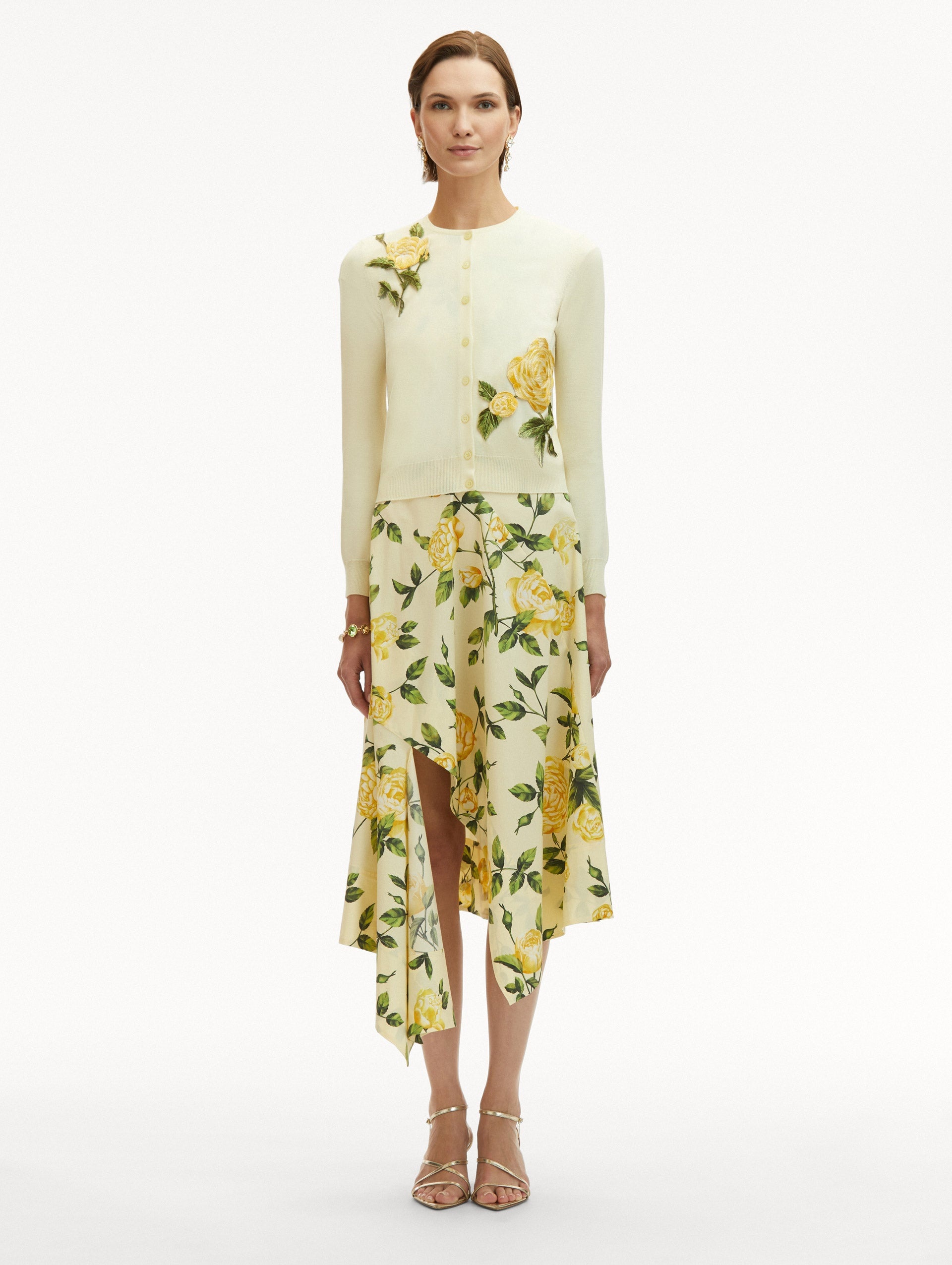 ENGLISH ROSE THREADWORK CARDIGAN - 3