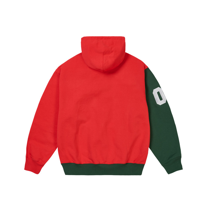 PALACE ESTABLISHED ZIP HOOD RED outlook
