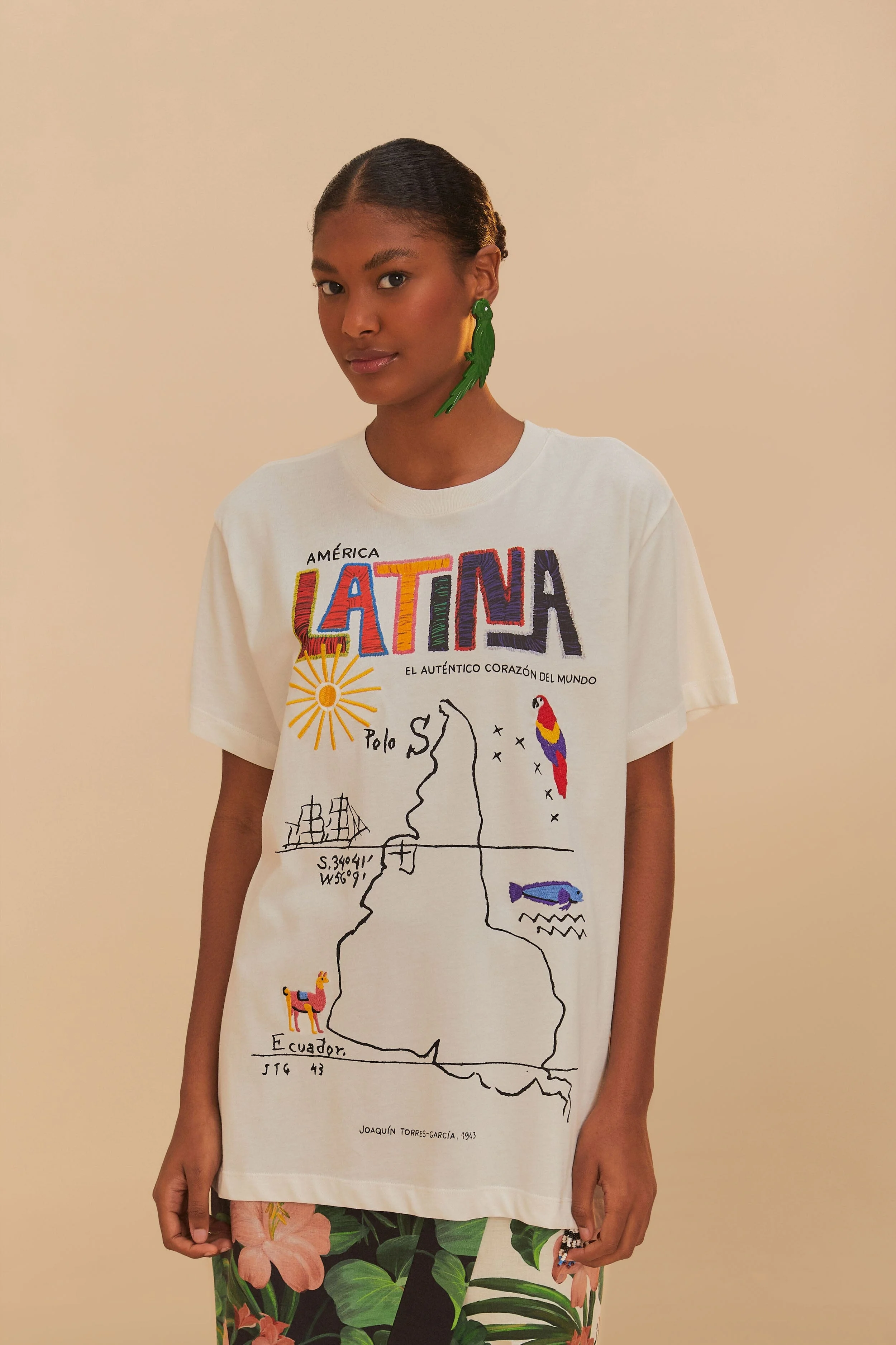 Off-White America Latina Relaxed T-Shirt - 1