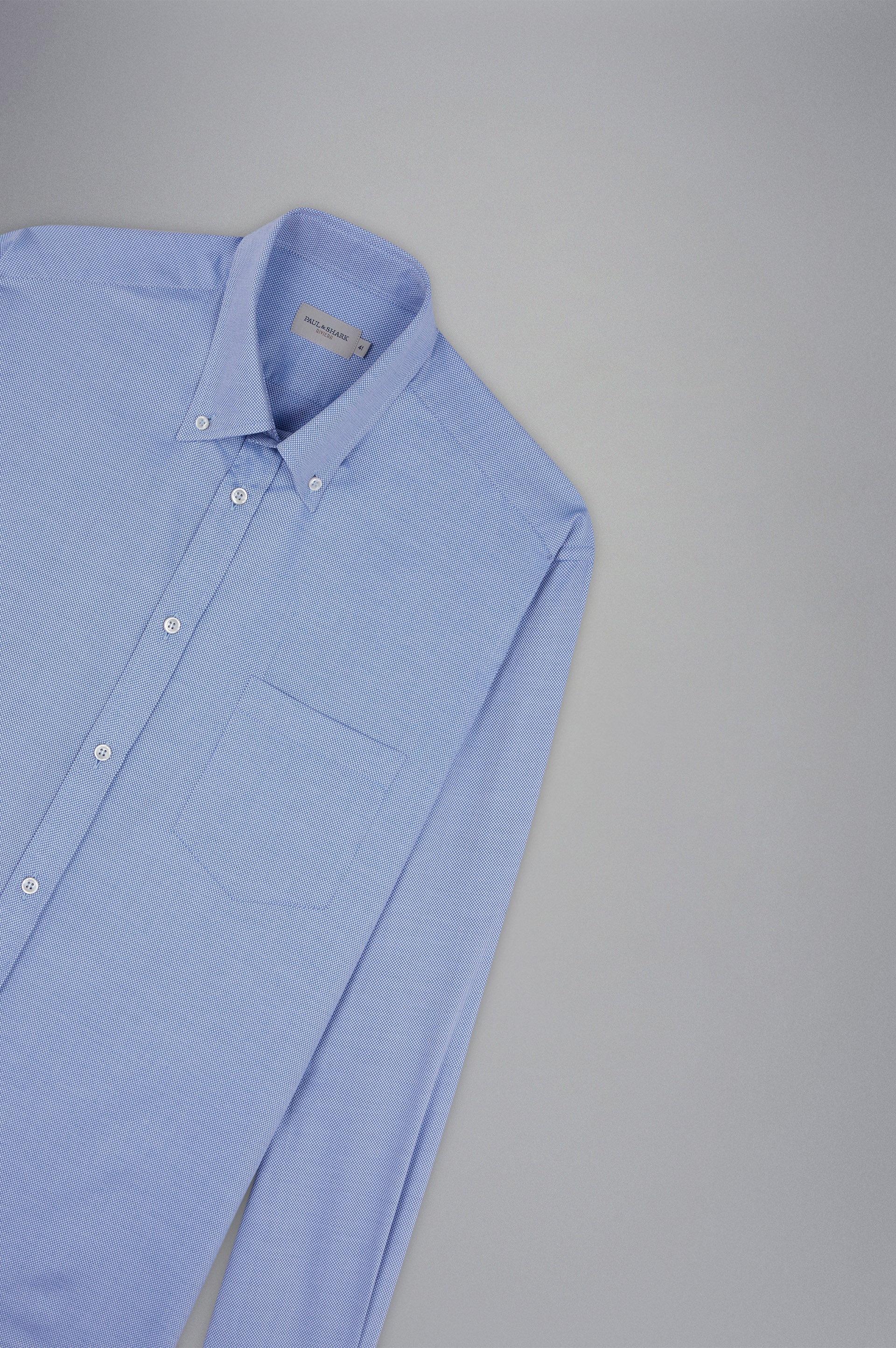 COTTON SHIRT WITH MICRO-PATTERN - 5