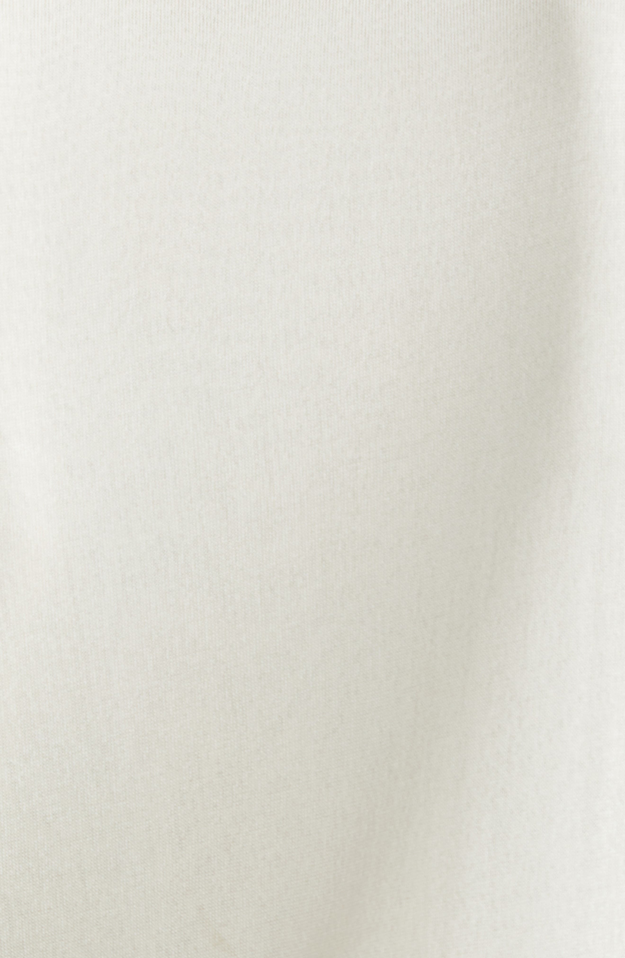 TOTEME Overlapped Scarf Sheer Stretch Jersey Maxi Dress in Ecru at Nordstrom - 6