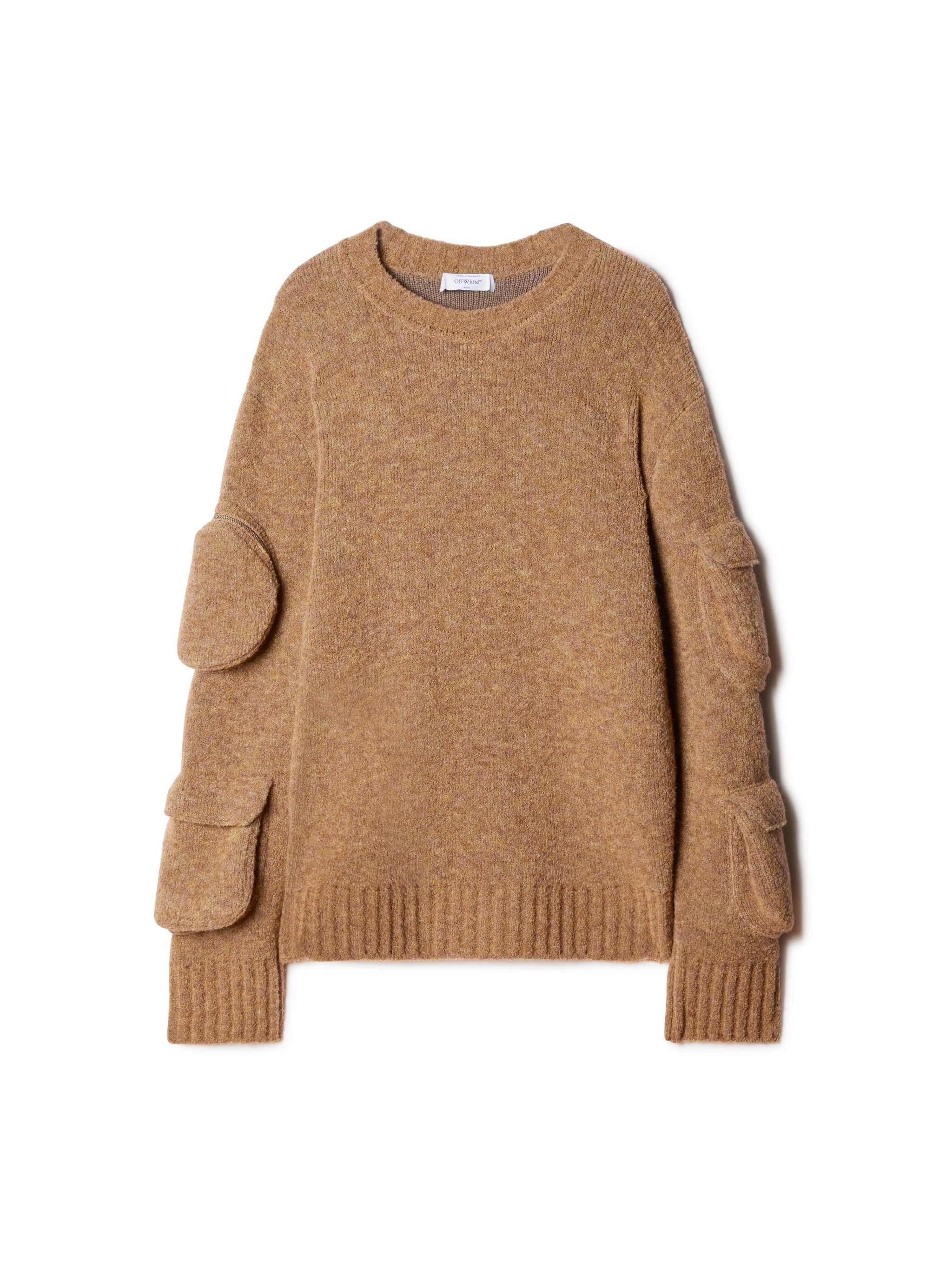 Round Pkts Knit Crewneck - 1