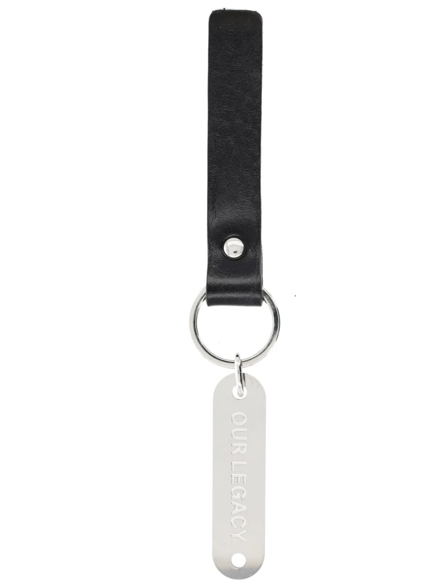 LEATHER RING KEYCHAIN - 1