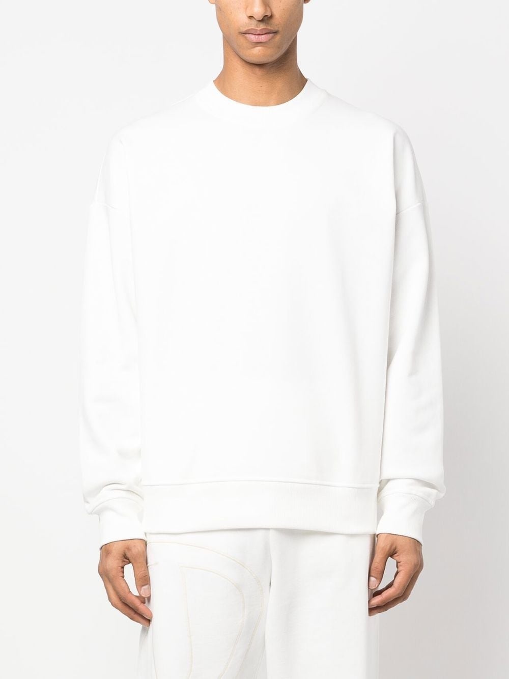 cotton crew neck sweatshirt - 3