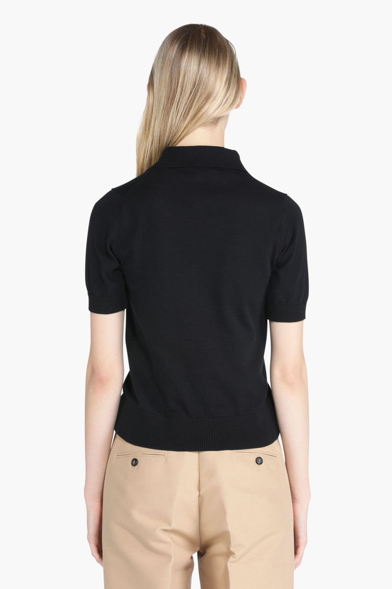 N°21 CRYSTAL-EMBELLISHED POLO SWEATER outlook