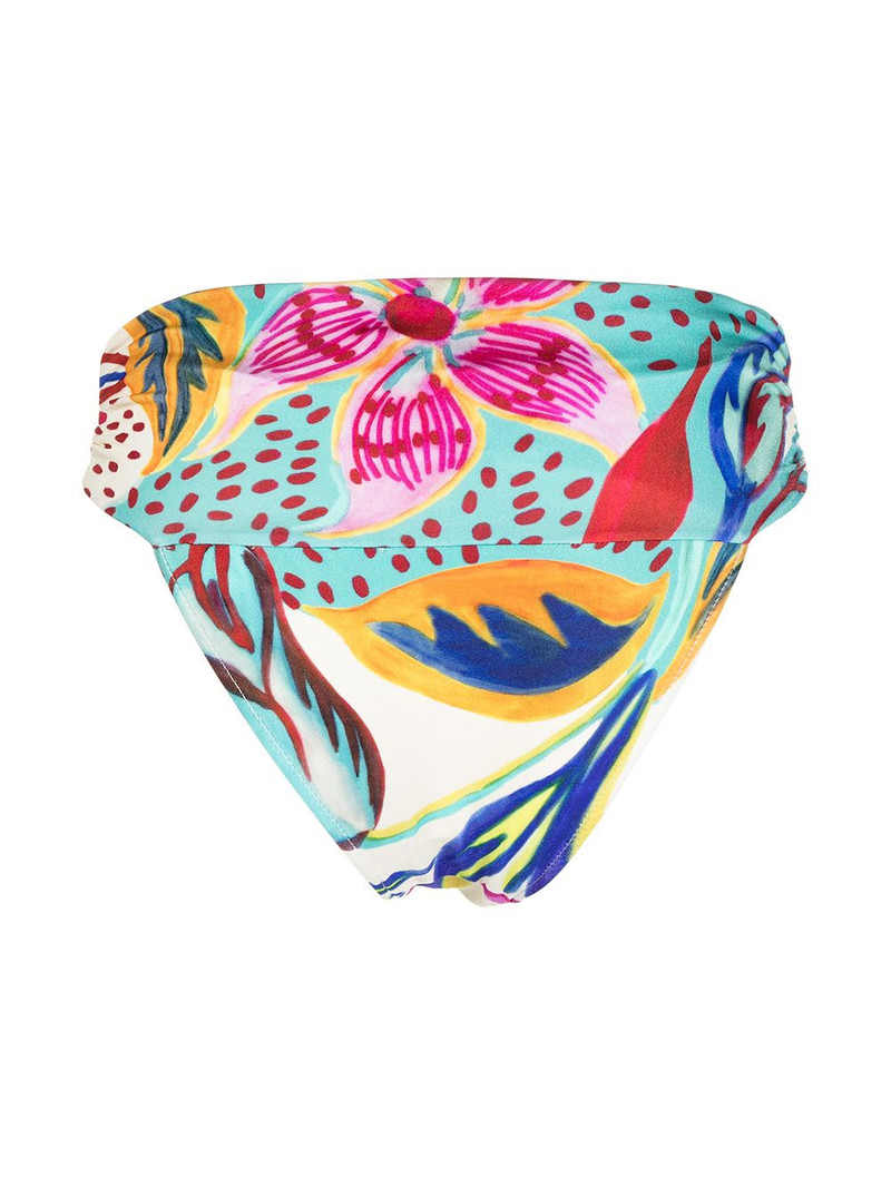 PatBO floral-print bikini bottoms outlook