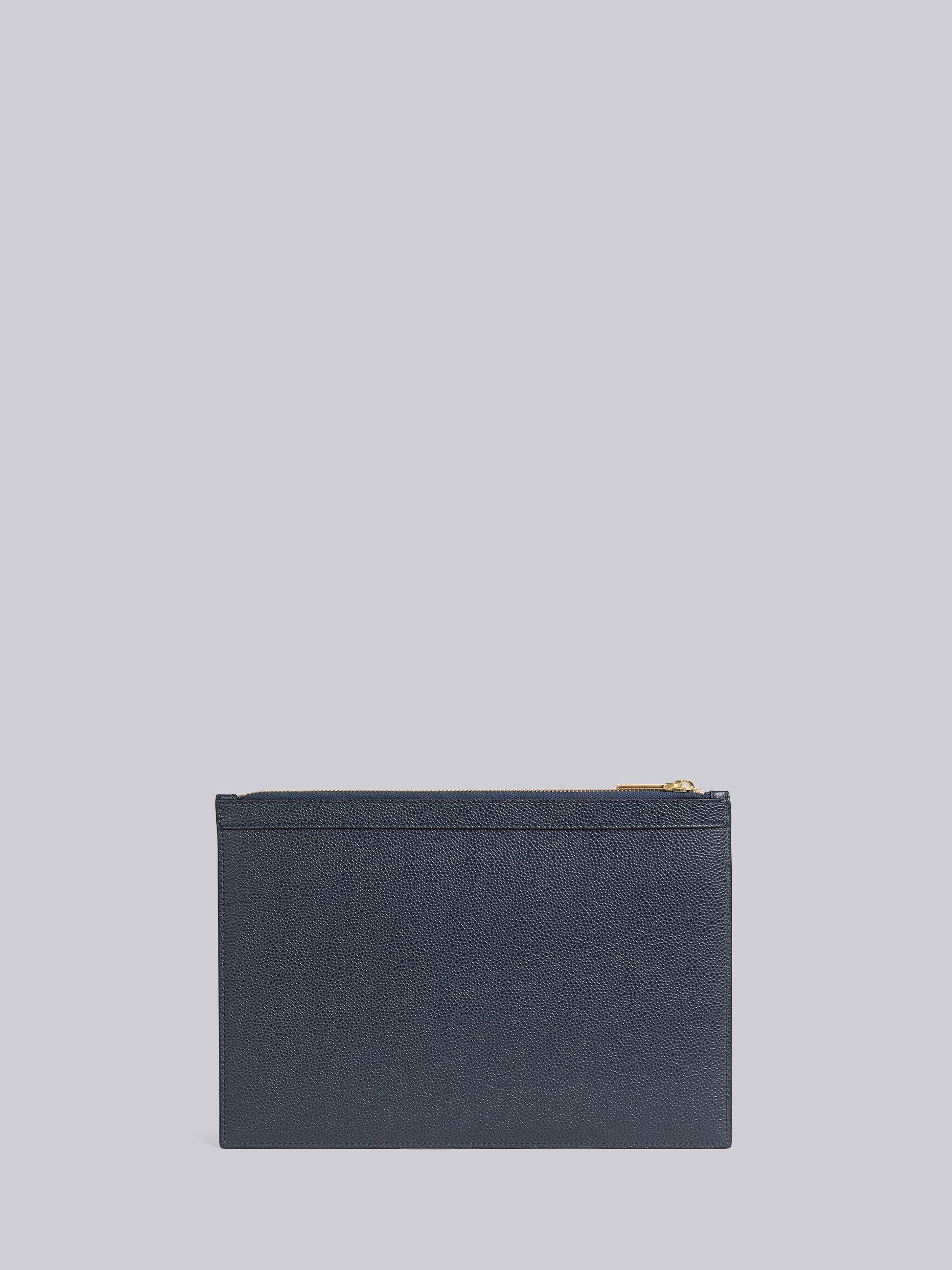 Pebble Grain Leather 4-Bar Small Document Holder - 3