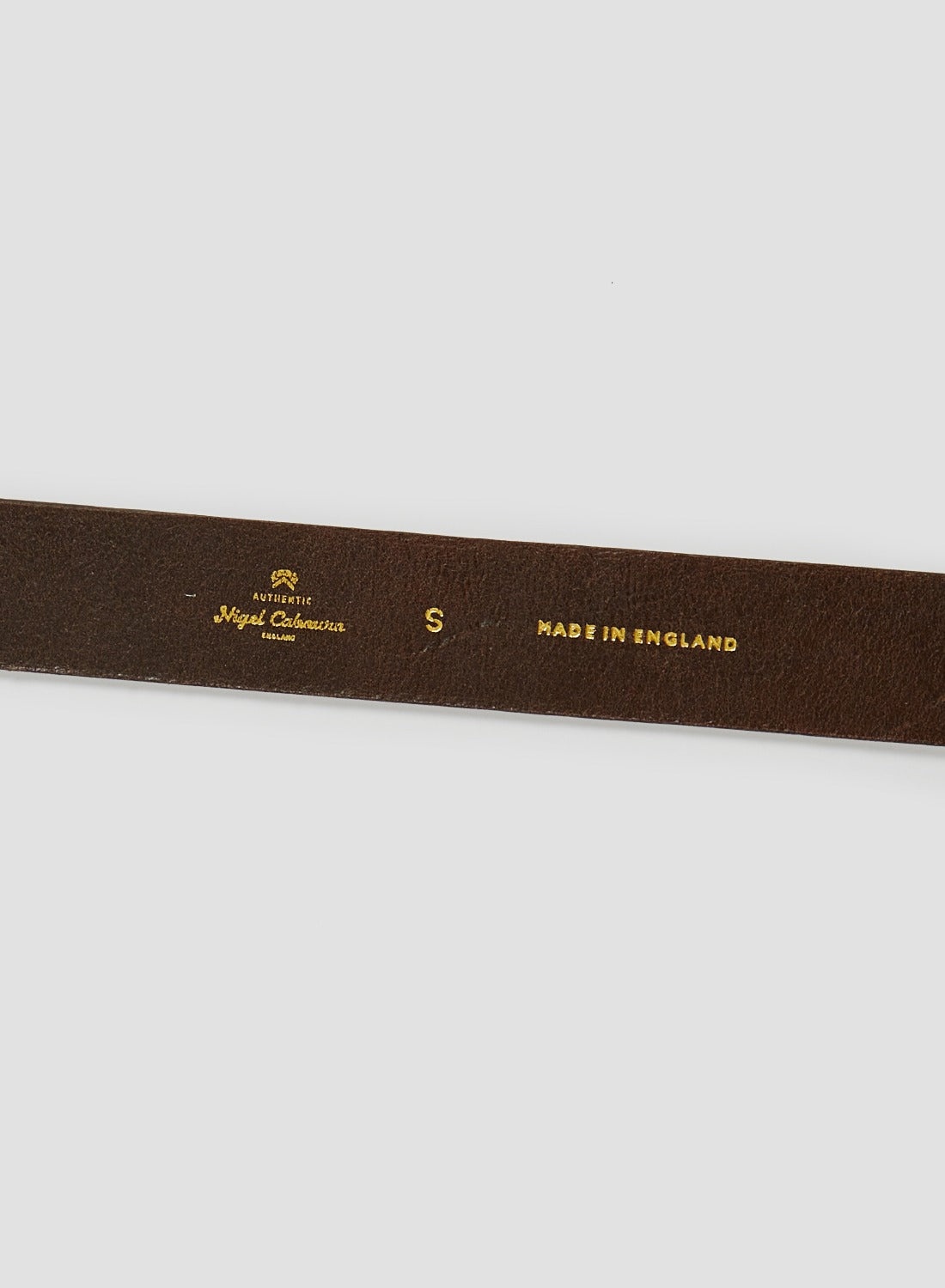 Window Buckle Belt In Brown Leather - 3