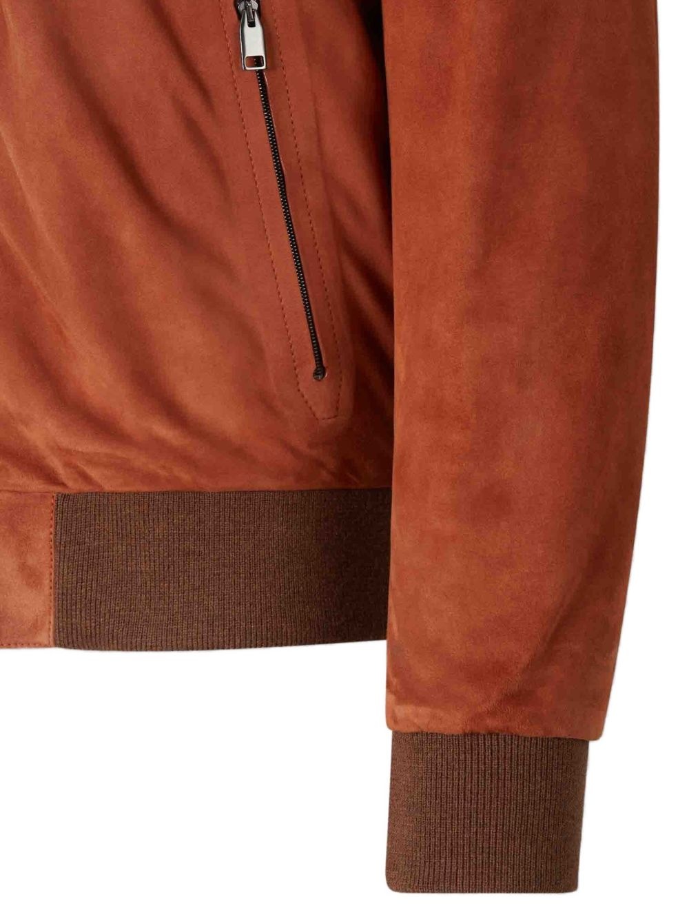 suede bomber jacket - 4