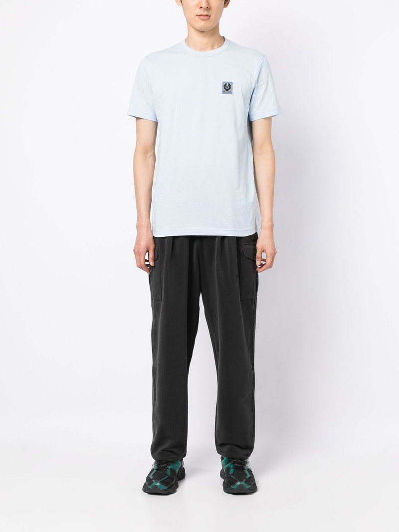 Belstaff logo-patch cotton T-shirt outlook