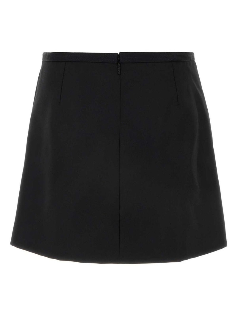 VERSACE wool mini skirt outlook