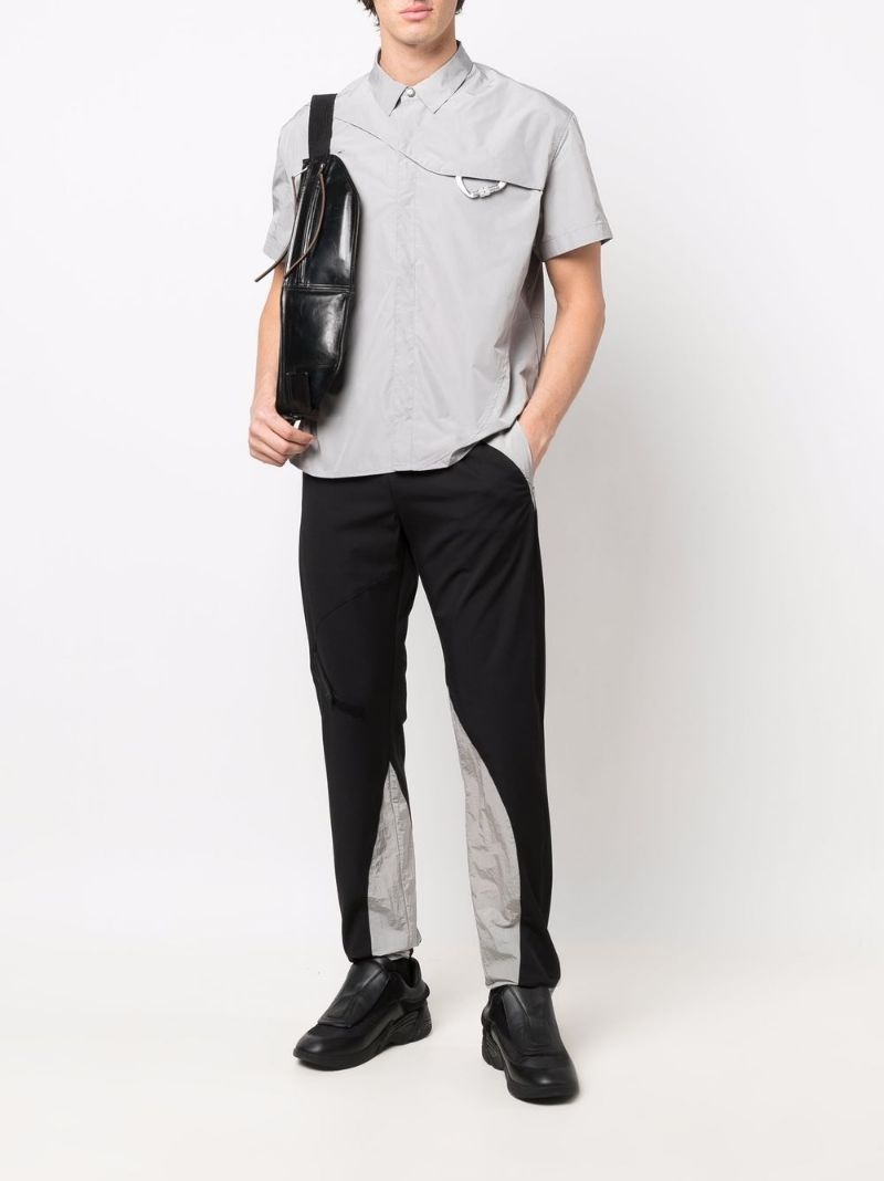 panelled straight trousers - 2