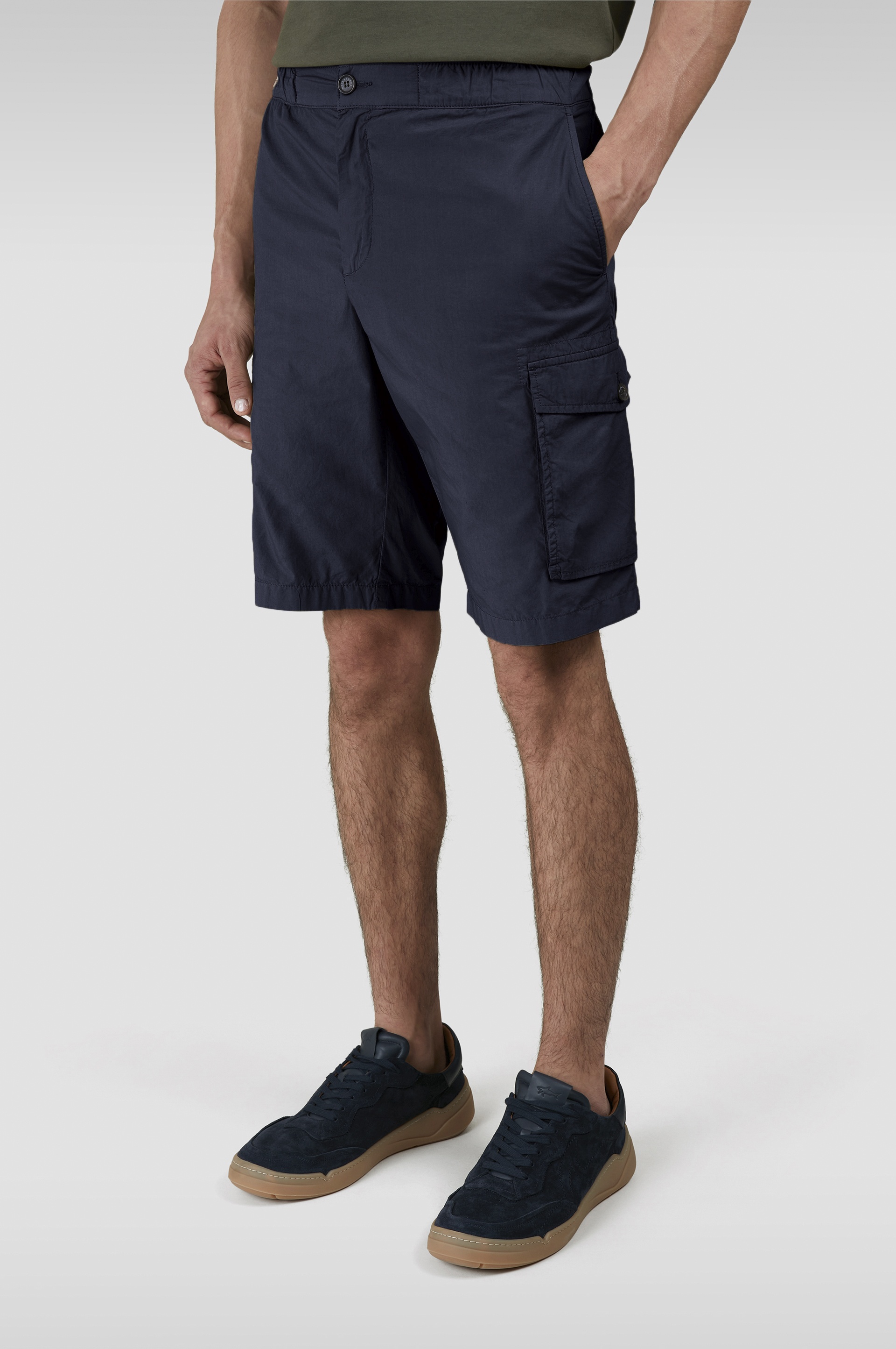 CARGO BERMUDA IN ULTRALIGHT POPLIN COTTON - 6