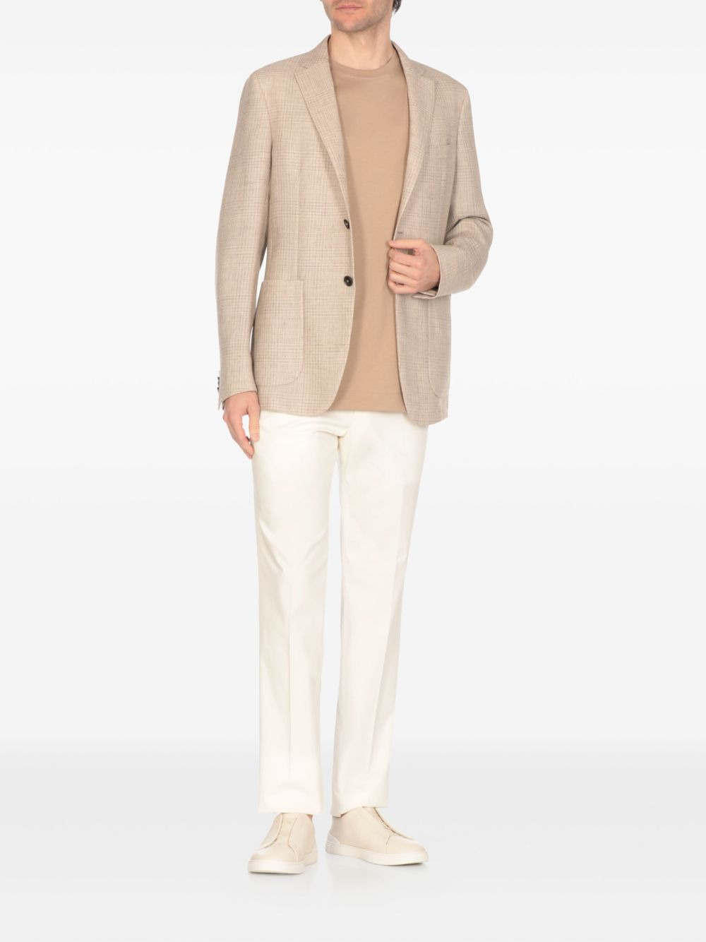 checked blazer - 2