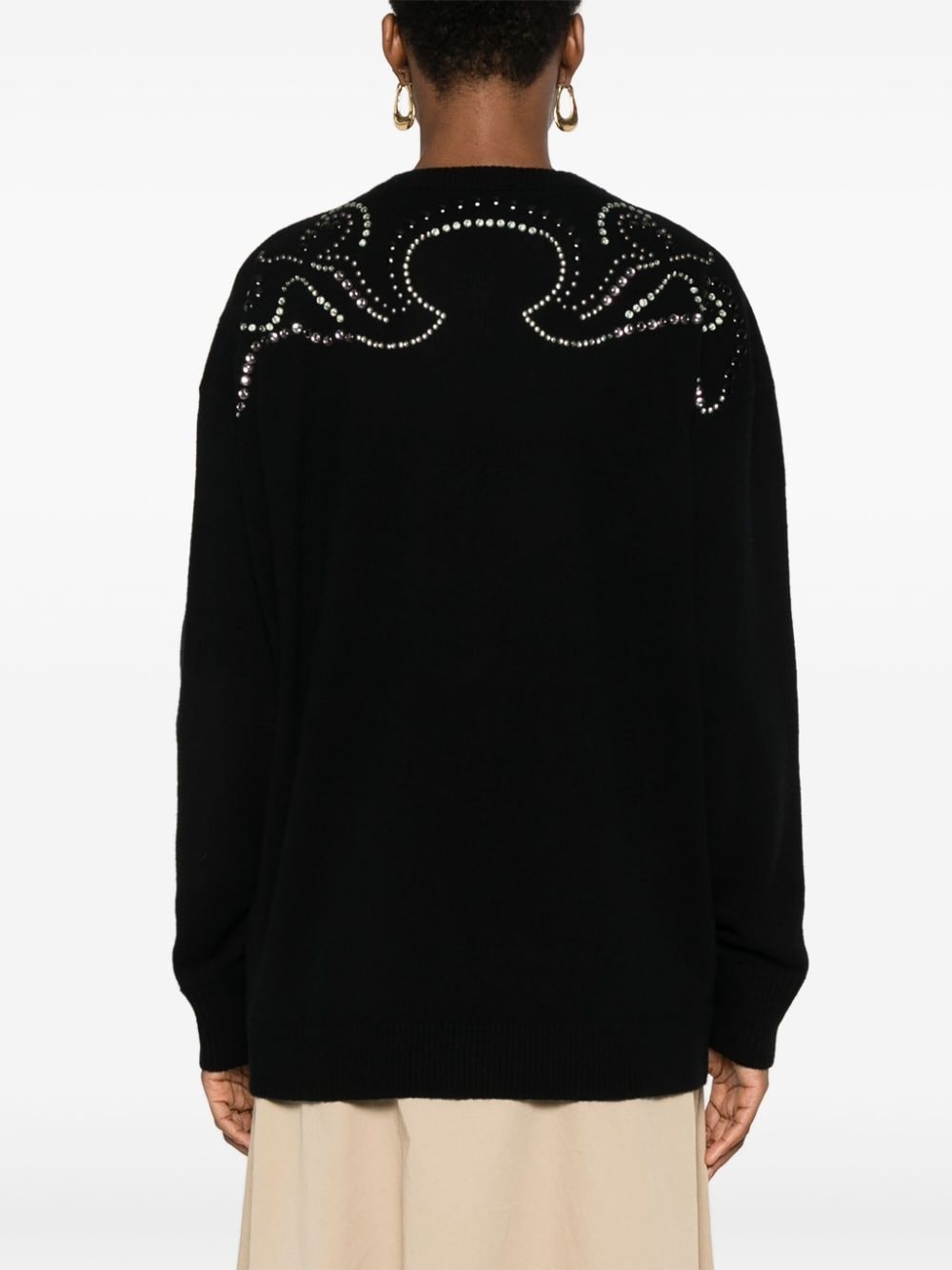 Embellished Statements sweater - 4
