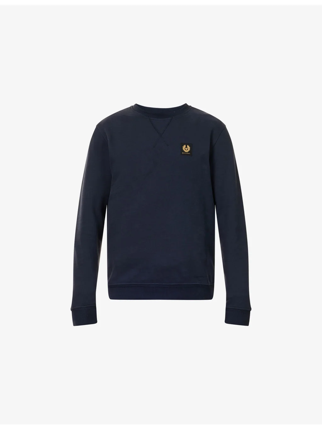 Pocket-Logo Crewneck Cotton-Jersey Sweatshirt - 1