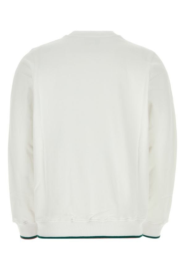 スウェット・トレーナー CASABLANCA WHITE COTTON SWEATSHIRT CASABLANCA Sweatshirt With Logo in White for Men | Lyst