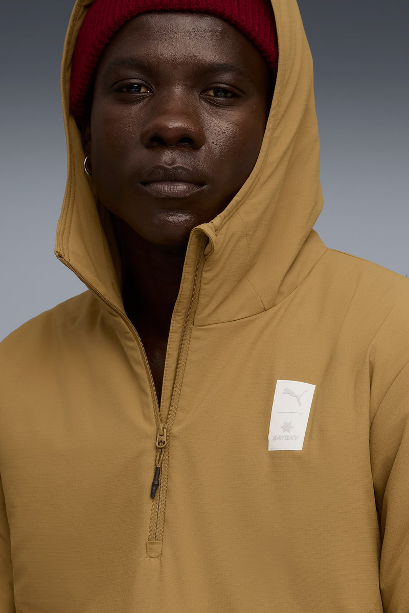 PUMA x SAYSKY Moisture Wicking Pullover Running Jacket 7