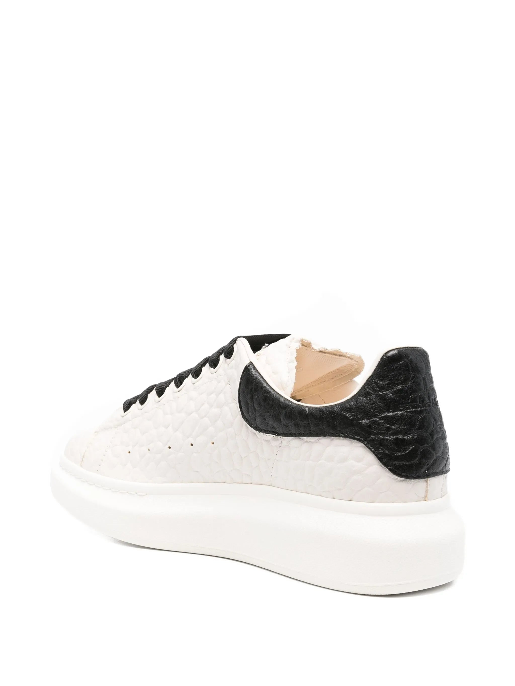 Alexander Mcqueen Oversized Textured Leather Sneakers - 3