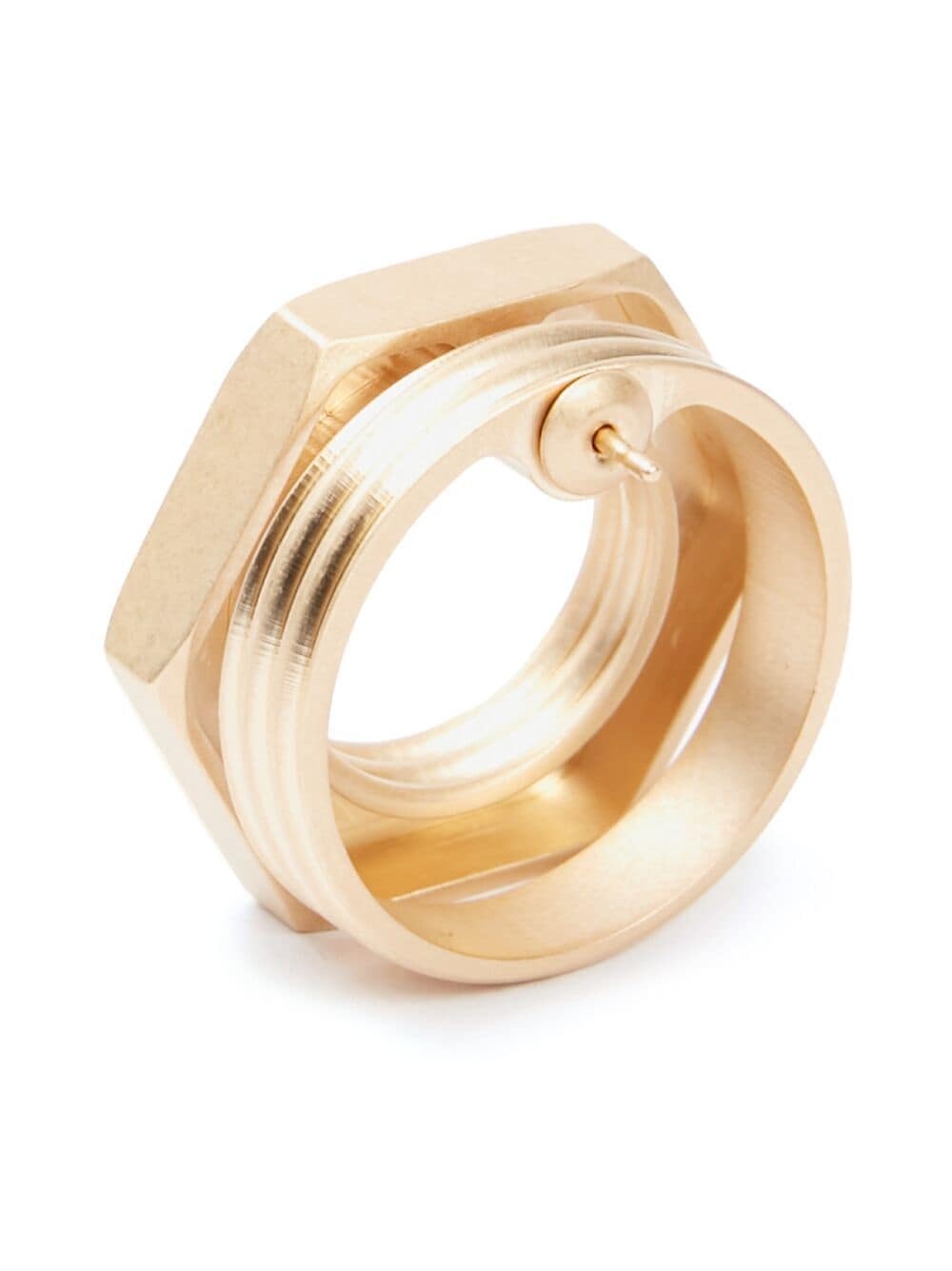 matte geometric earrings - 2