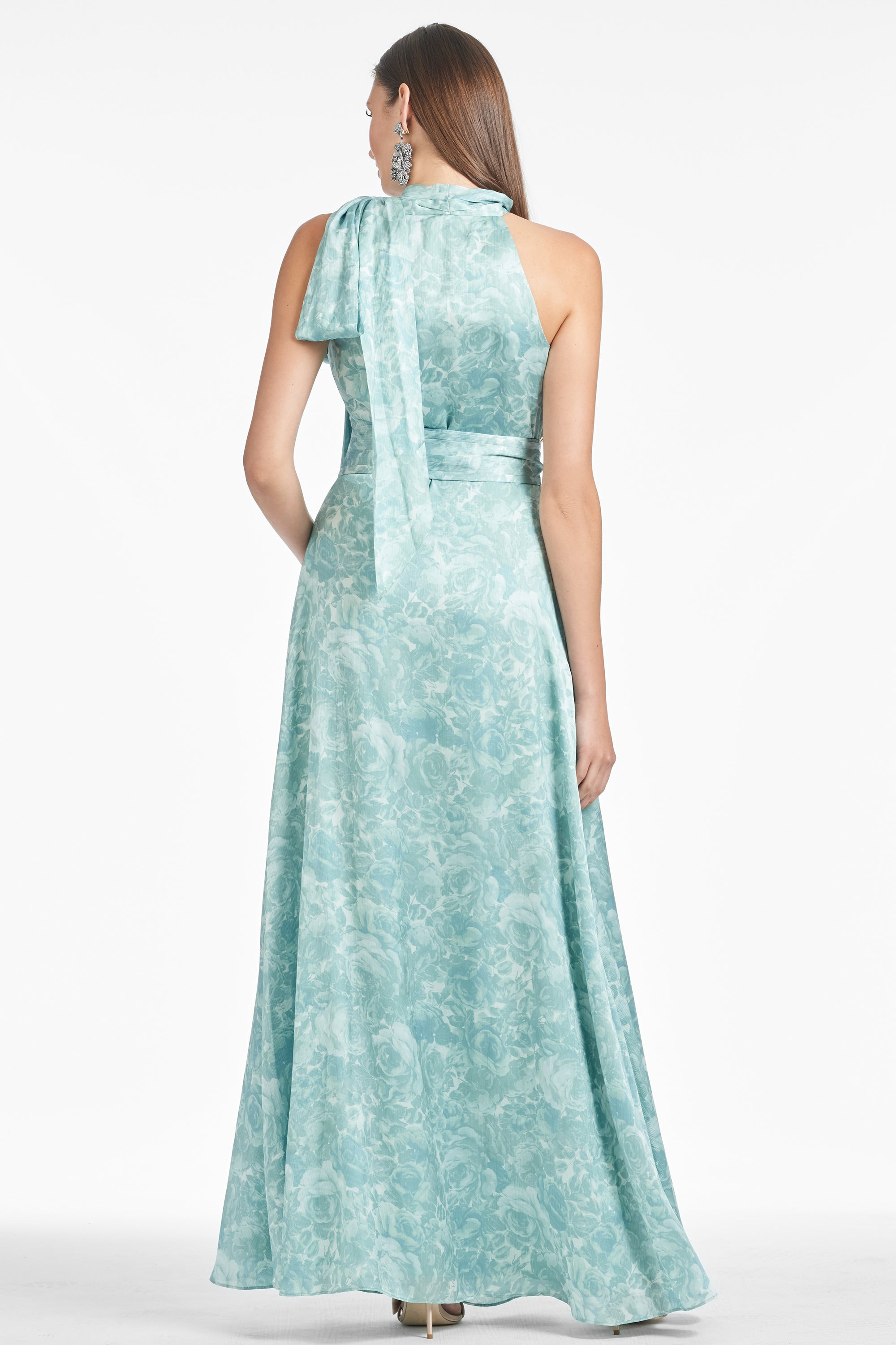 Kayla Gown - Sage Painted Floral - 4