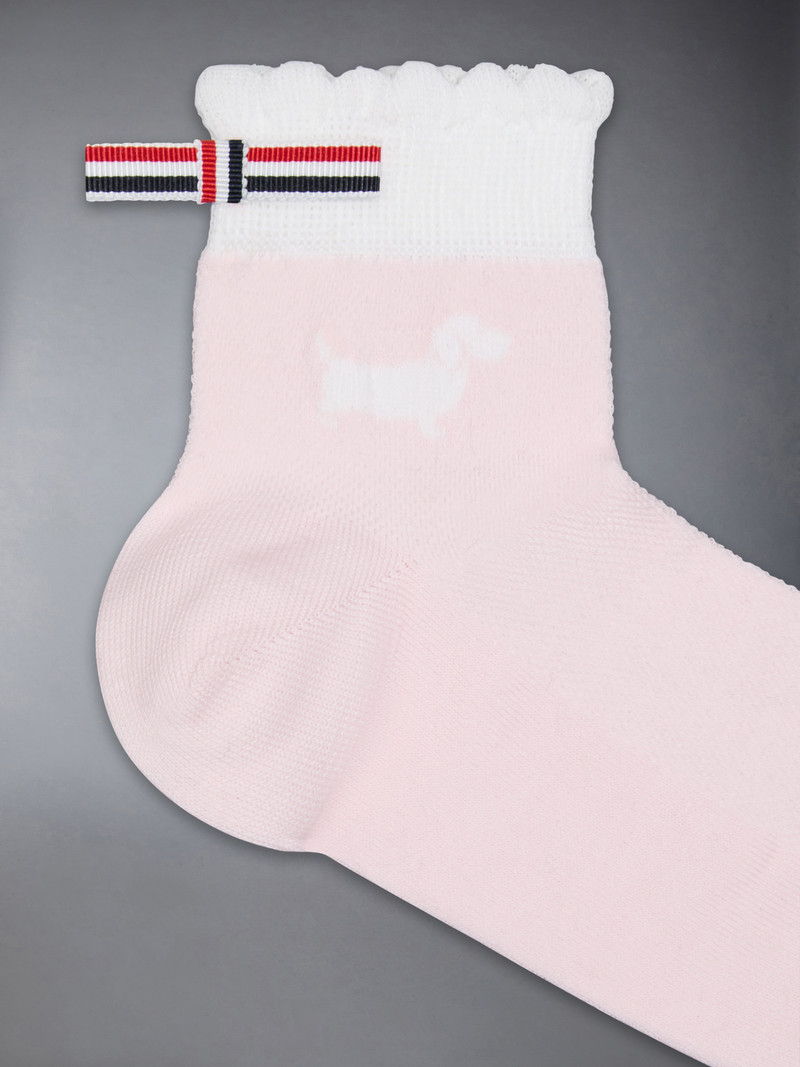 Thom Browne POINTELLE STITCH HECTOR CREW SOCKS outlook