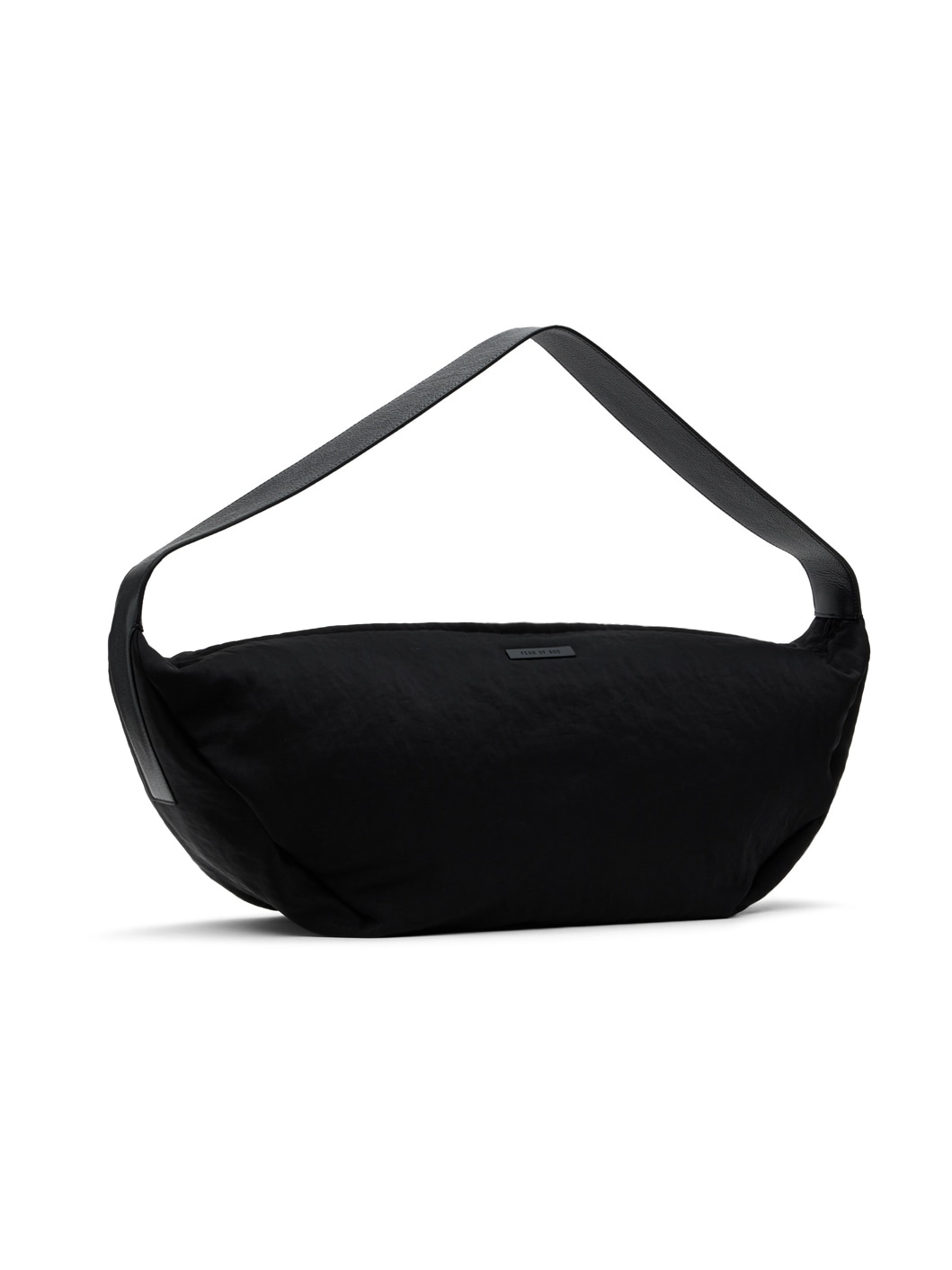 Black Tech Nylon Shell Bag - 2
