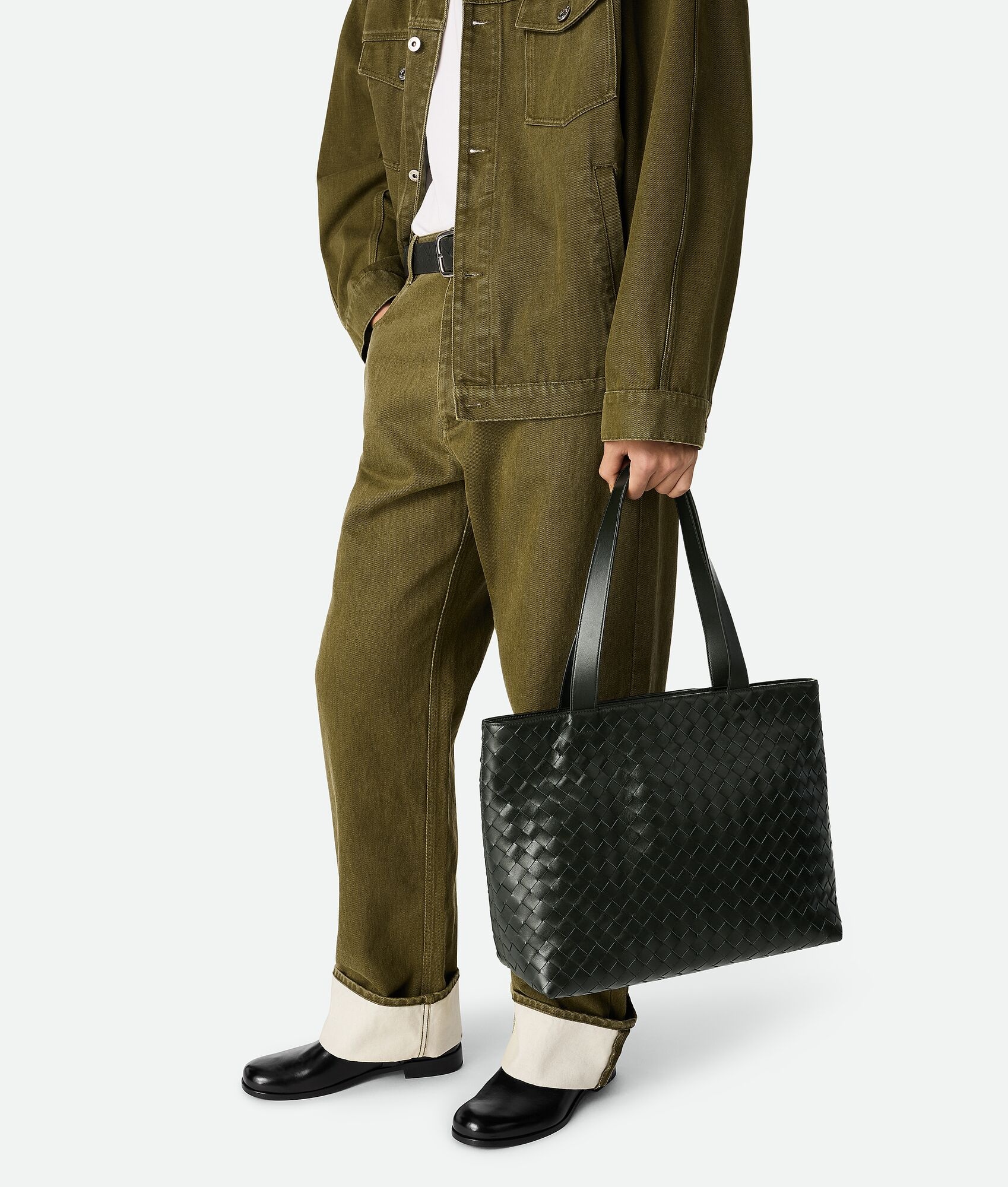 Small Intrecciato Zipped Tote - 5