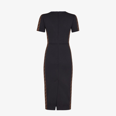 FENDI Black piqué dress outlook