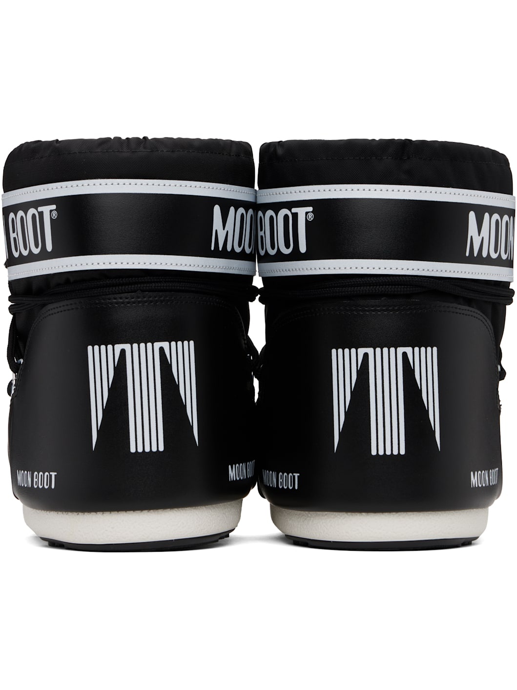 Black Icon Low Nylon Boots - 2