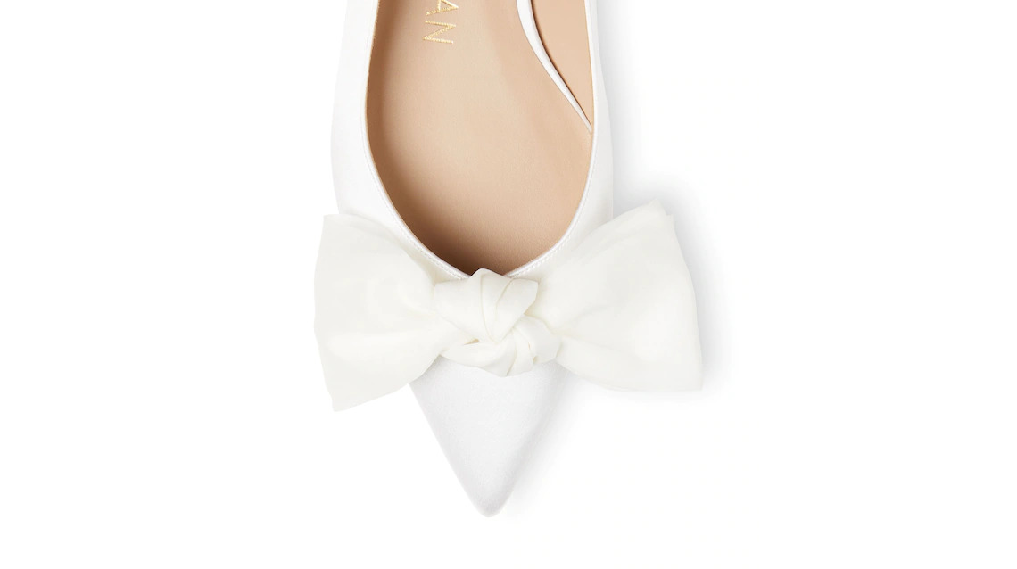 ANNY MESH BOW FLAT - 4