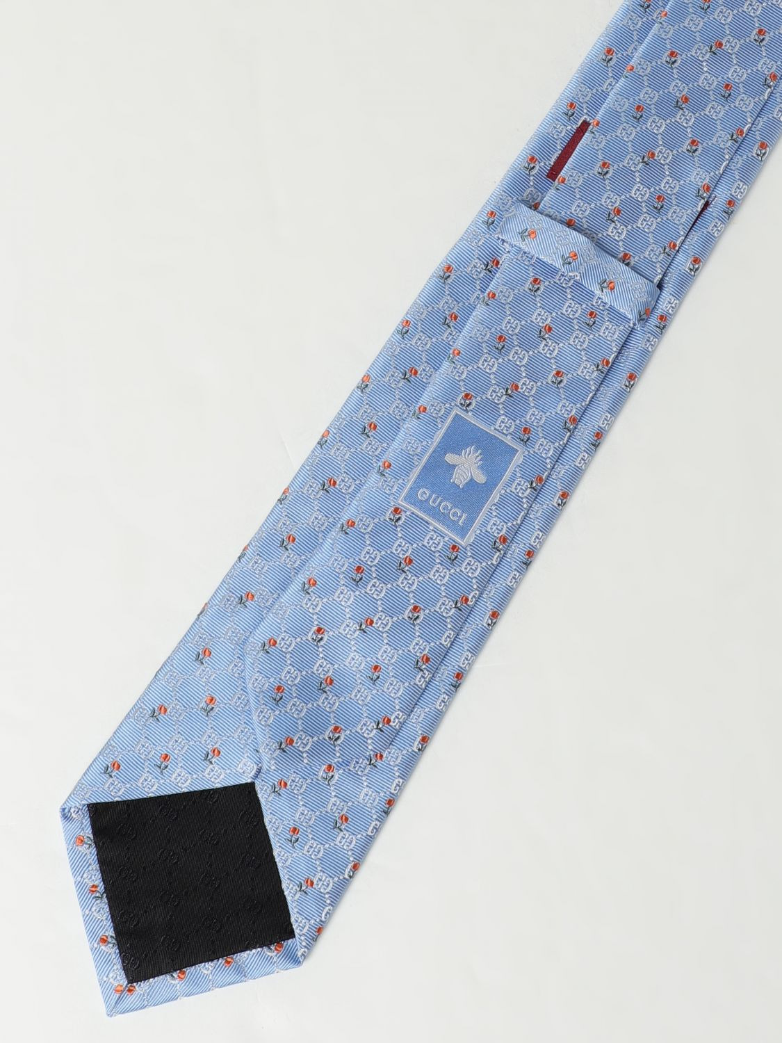 Gucci Tie Men Gnawed Blue - 2