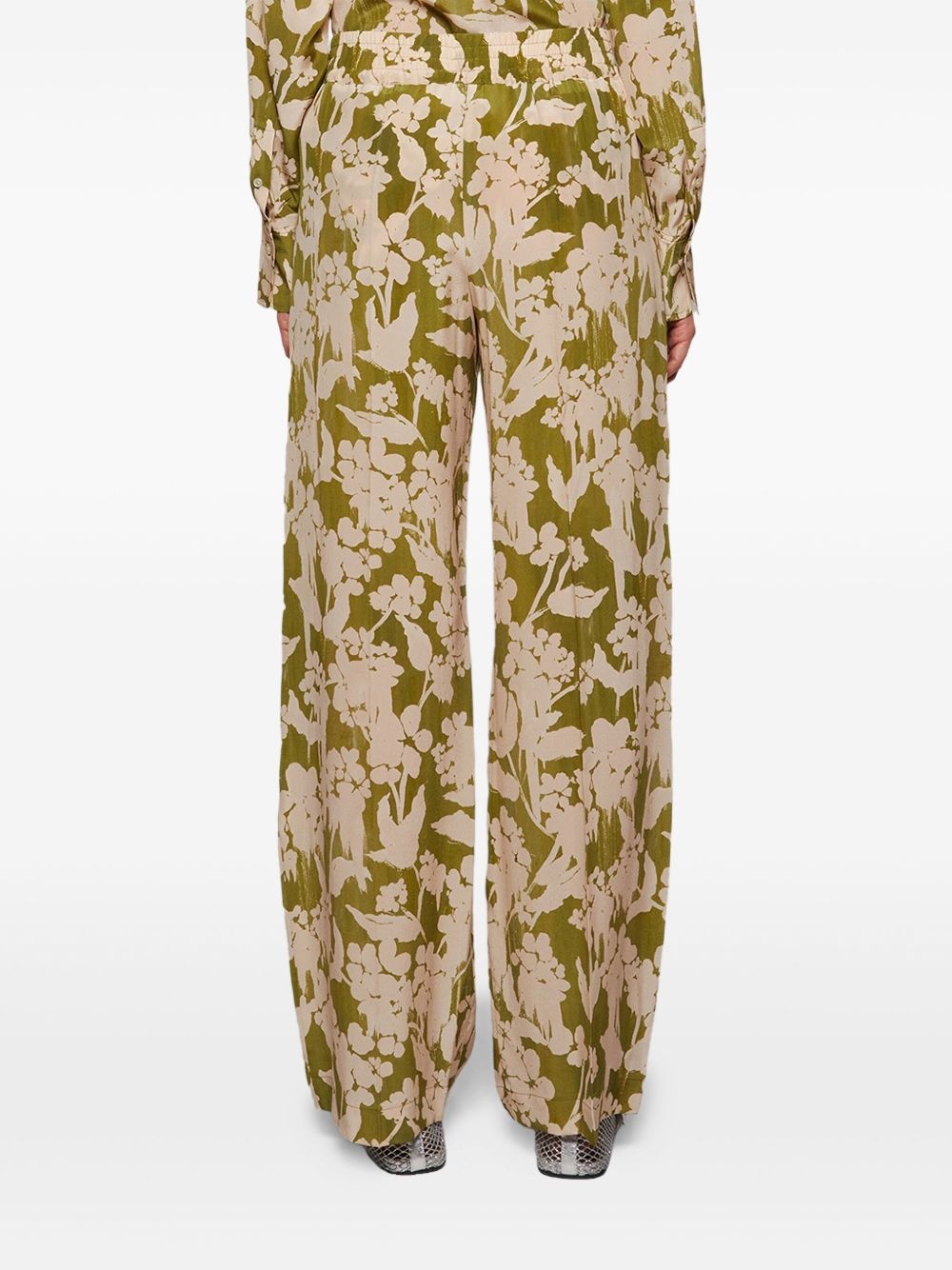 floral-print trousers - 5