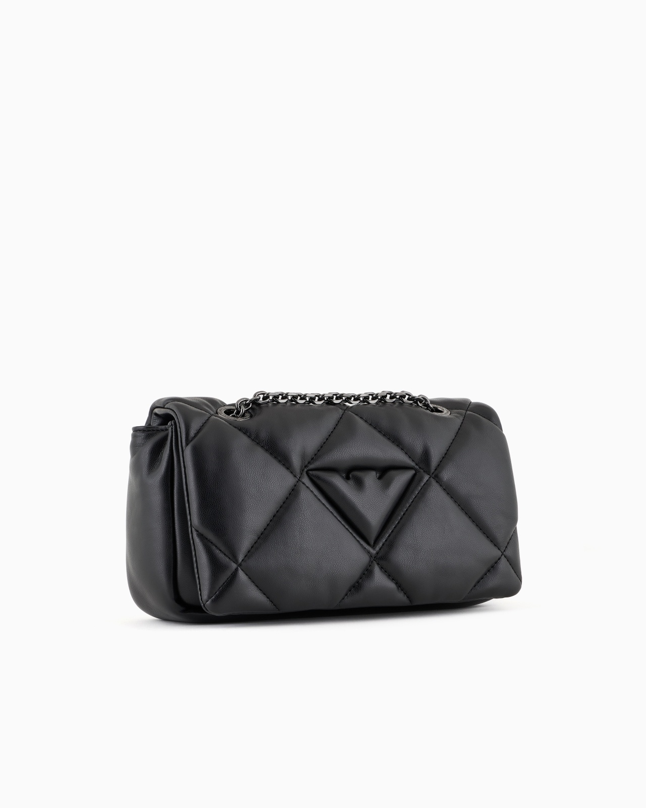 QUILTED NAPPA LEATHER-EFFECT MINI BAG WITH FLAP - 2