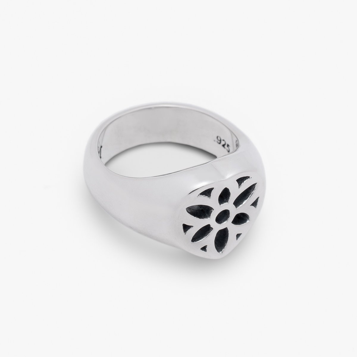 GOOD ART HLYWD Our Heart Signet Ring - Sterling Silver - 1