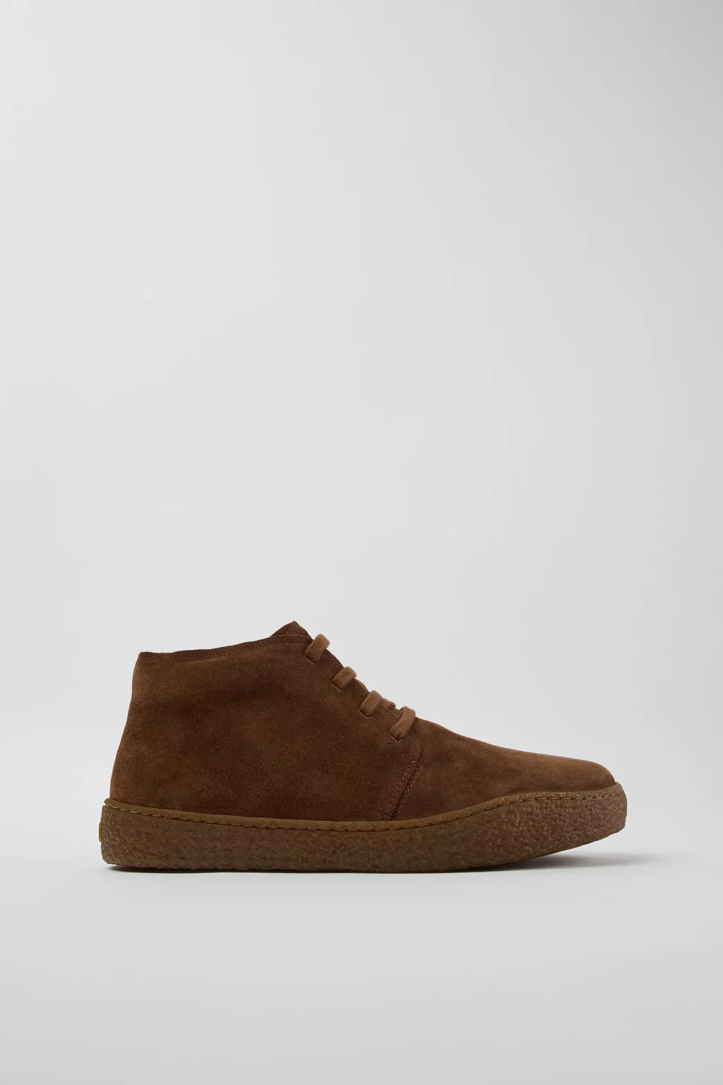 Peu Terreno Brown Suede Ankle Boots for Men. - 1