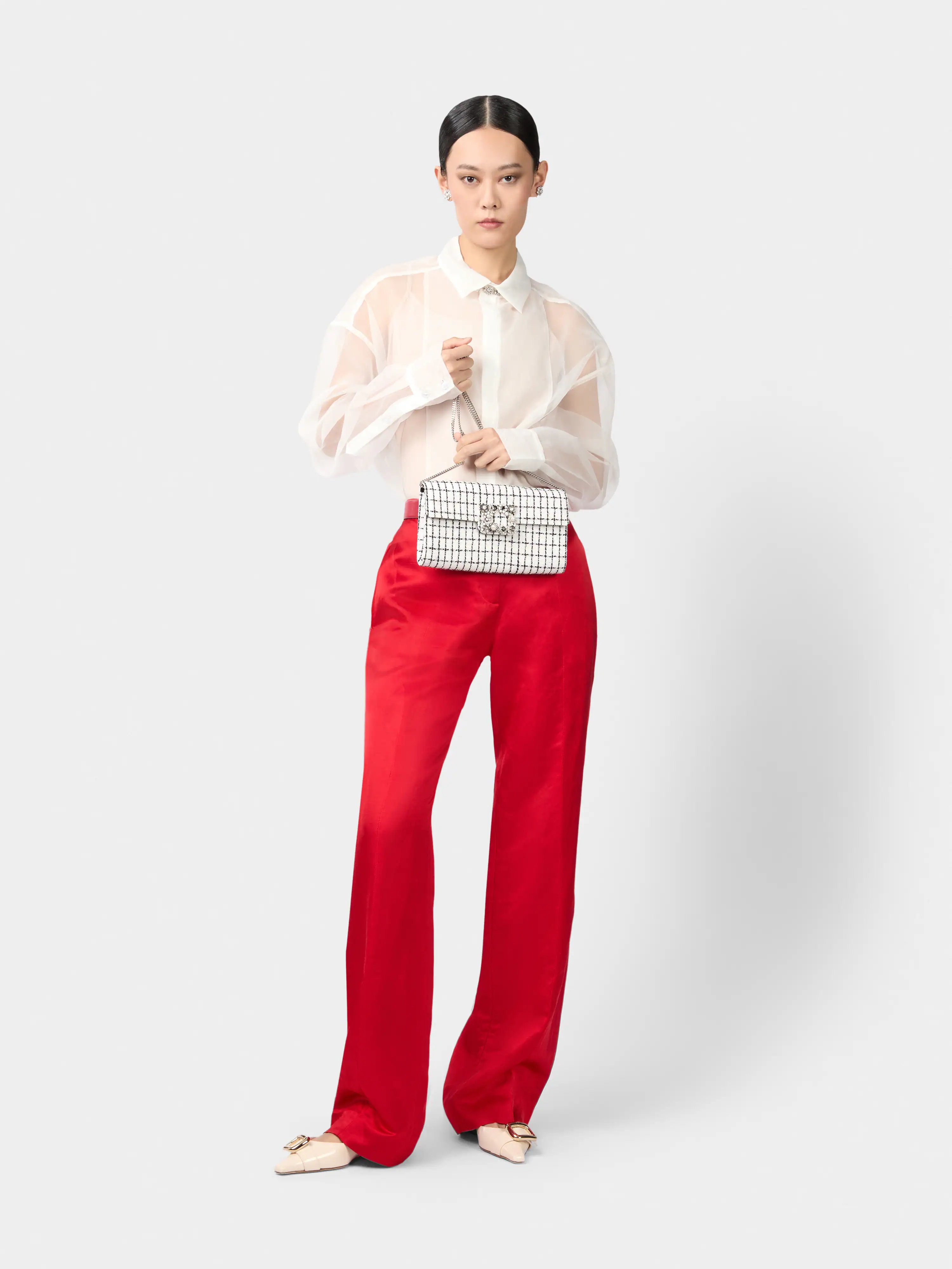 Efflorescence Clutch in tweed - 2